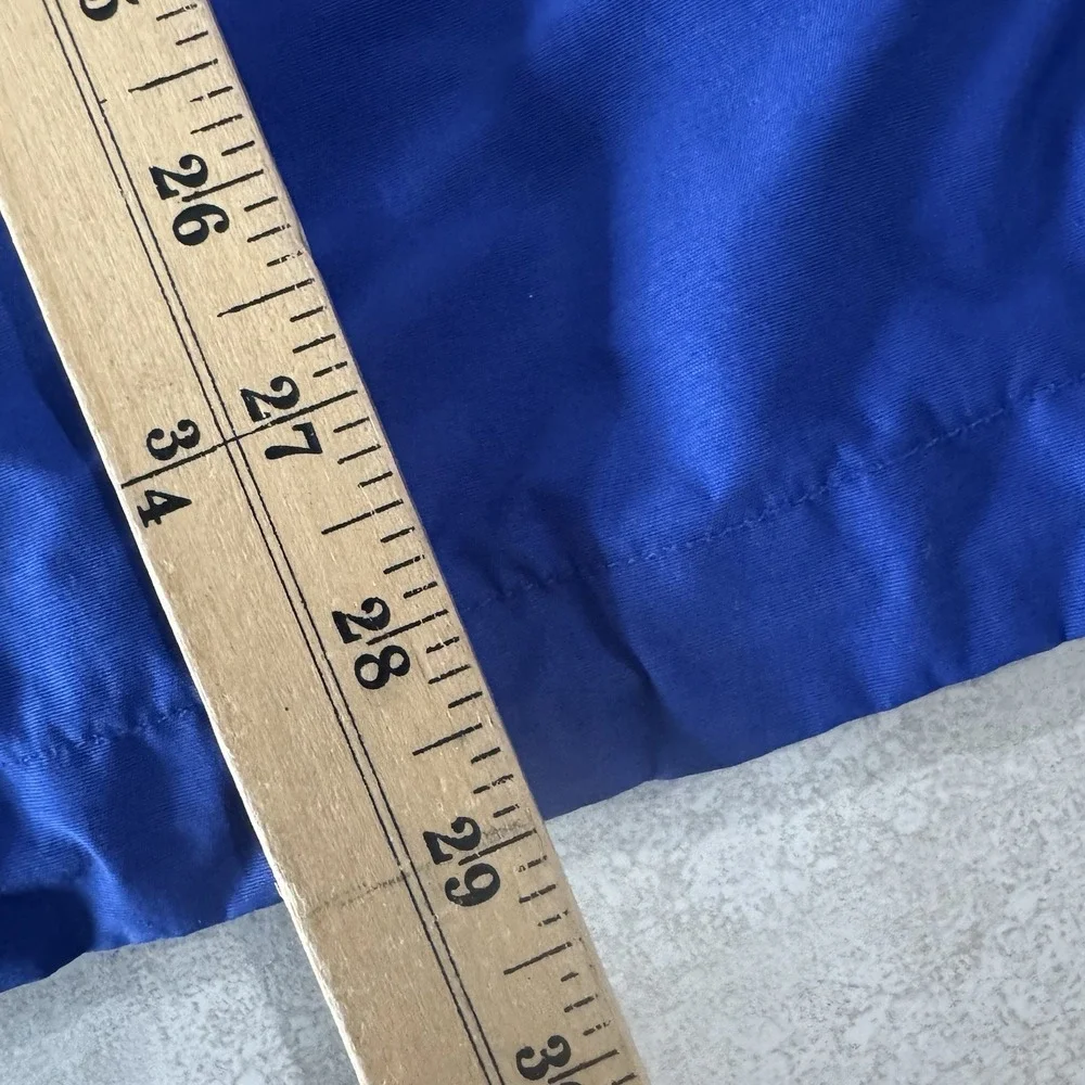 Vintage‎ North Face Jacket Mens L Blue White Hyvent Full Zip Outdoor Shell 90s
